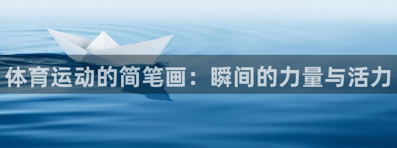 体育运动的简笔画：瞬间的力量与活力